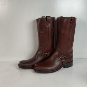 1970s Rodeo Harness Motorcycle Boots 9.5 D USA Made